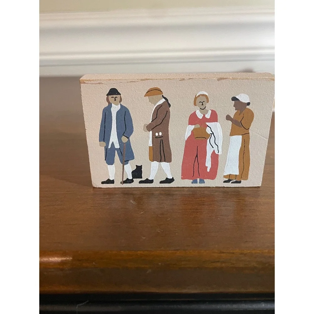 The Cats Meow Village Center Meeting House Old Sturbridge Village Wood 2pcs
